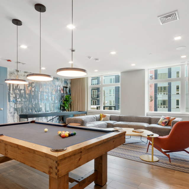 Ryder Revere Beach - Game Room Featuring Wooden Pool Table