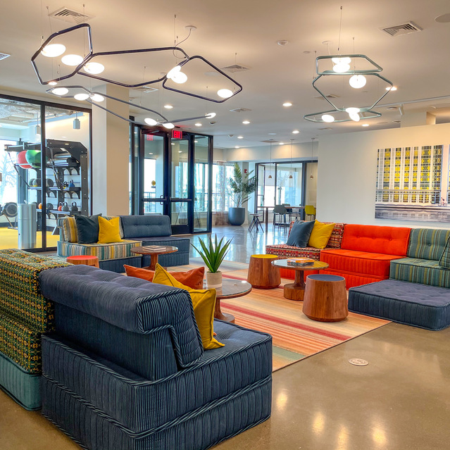 Ryder Revere Beach - Modern Lounge With Colorful Sofas