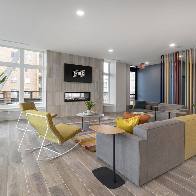 Ryder Revere Beach - Contemporary Lounge With Gray Sofa